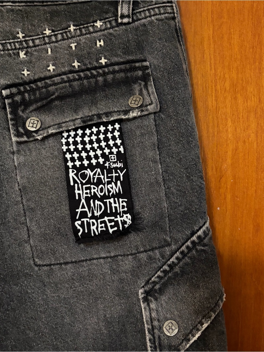 Kith x Ksubi Chlo Cargo Jeans Black - Picture 6 of 11